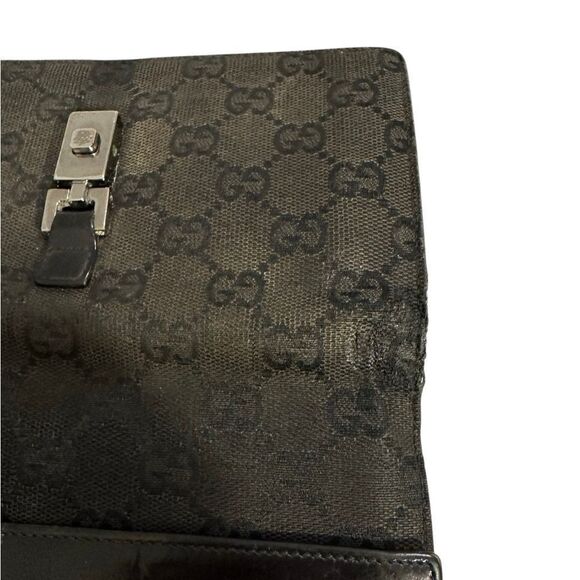 Gucci Black Patterned Clutch wallet - Picture 8 of 10